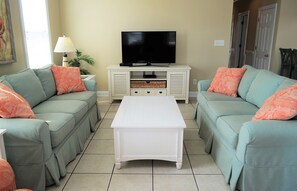 with Flat Screen TV