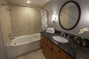 Get ready for your day in the bathroom.