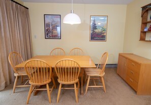 Share meals and laughs at the dining table.