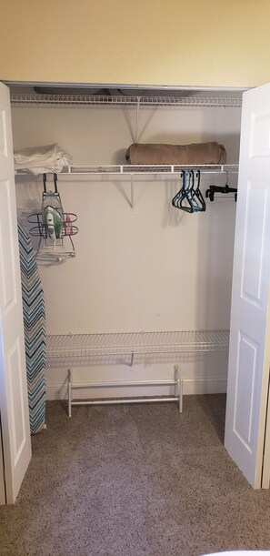 Spacious Guest bedroom closet