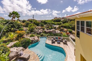 Bigger Splash pool from upper level