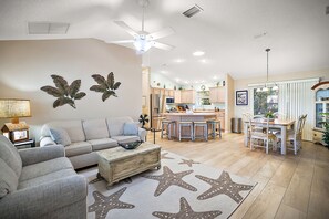 Living Room with sleeper sofa 