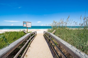 Gorgeous Vilano Beach is steps right out your door!