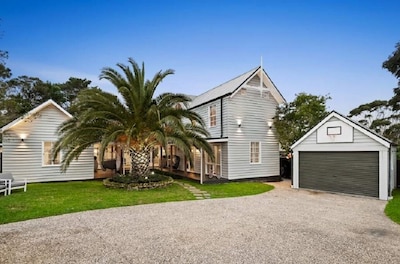 walk to beach, heated magnesium pool, luxury family home with secure entrance