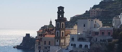 Atrani and Amalfi, from our balcony