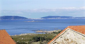 Vue sur la plage ou l’océan