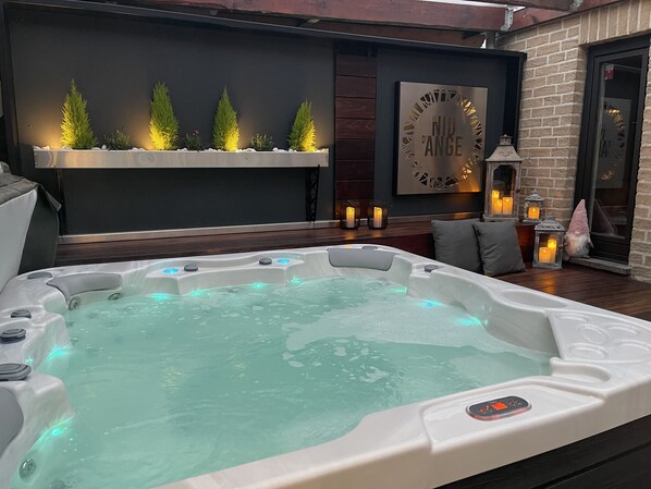 Bubbelpool inomhus