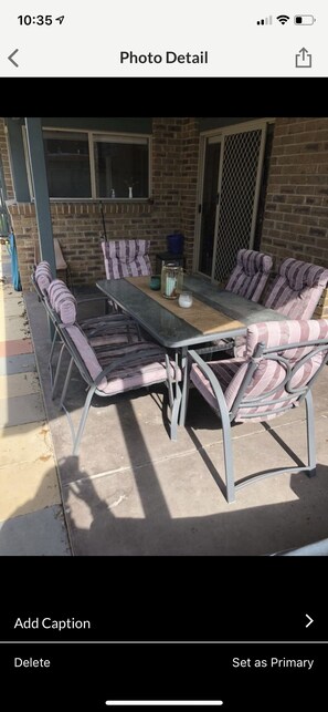 Outdoor dining