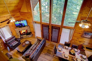 Living room and Dining Area