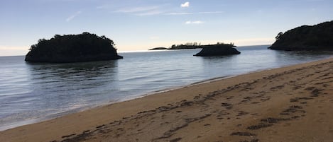 view from the yard PINK SAND BEACH