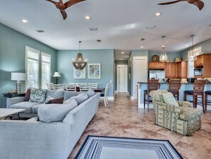 View as you enter the spacious first floor family room