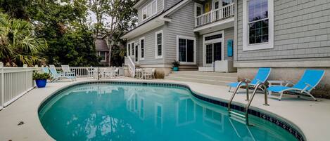 Relax by the Private Pool