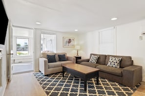Open living space to watch tv