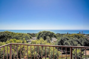 Panoramic Ocean Views from all rooms with central air conditioning and soft water!