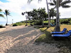 1 of 3 Sigasiga Beach lounge areas.