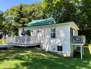 Another view of the cottage from the backyard area.