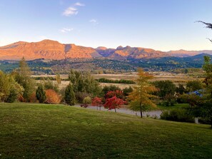 View from the property at sunset