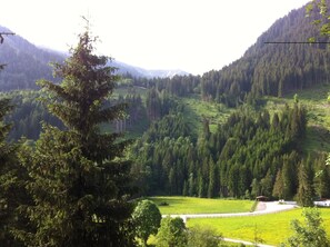 Bergpanorama vom Balkon