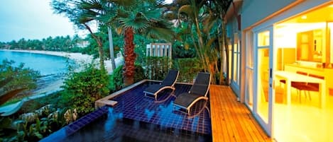 2BR Private Beachfront Pool Villa