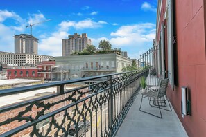 One Of Two Private Balconies Overlooking the City.