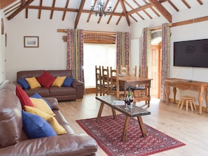 Spacious living/dining room | The Byre - Lyserry Barns, Bosherston, near Pembroke