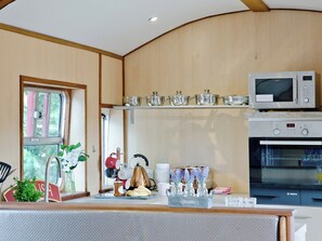 Well equipped kitchen area | Brunel Boutique Railway Carriage No 1 - Brunel Boutique Railway Carriages, Dawlish Warren