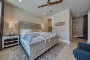1st floor bedroom with Samsung 4K UHD TV