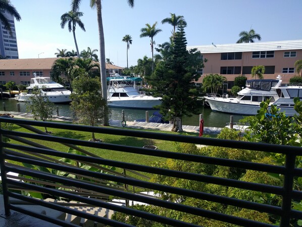 Canal view from the balcony