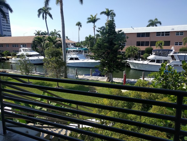 Canal view from the balcony