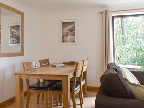 Convenient dining area | Prince Croft Cottage - Mount Hawke Holiday Bungalows, Mount Hawke, near Redruth