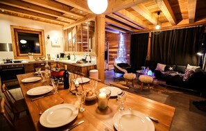 The open-concept is always nice for the cook.