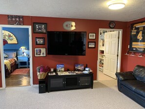 TV room located near both bedrooms