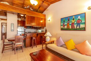 Coral Bay Villas - Living Room and Kitchen