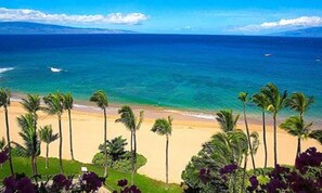 View of the islands of Lanai and Molokai from the Unit's main Lanai/Balcony.