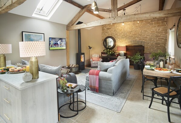 Ground floor: Open-plan living area