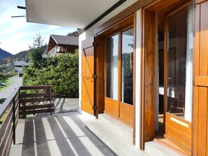 La Clusaz mountain view terrace