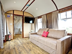 Comfy living area | Brunel Boutique Railway Carriage No 4 - Brunel Boutique Railway Carriages, Dawlish Warren