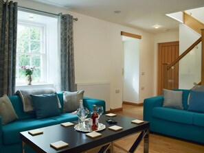 Welcoming, bright living/dining room | Waterloo Farm House, Waterloo, near Dunkeld