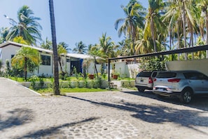 Main Entrance of our House. Parking space can hold up to 25 vehicles.