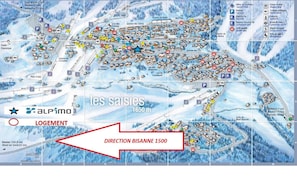 Carte de l’hébergement