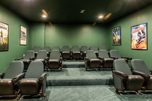Theater with stadium seating