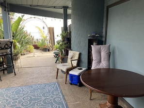 Backyard of studio