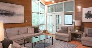 Living room with ample seating