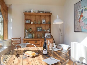 Charming dining area | The Garden Retreat, Marbury, near Whitchurch