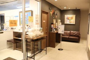 Interior entrance