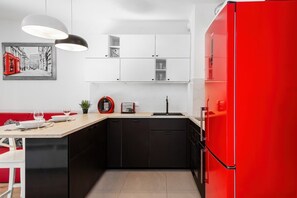 Kitchenette with dining area