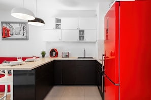 Kitchenette with dining area