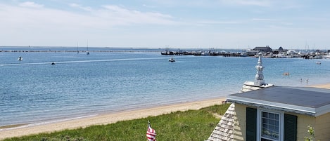 The view of Provincetown Harbor from your private deck.