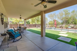 Over-sized Covered Patio