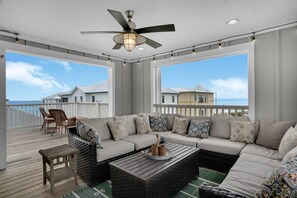 Massive Balcony with additonal seating to enjoy the views for days!